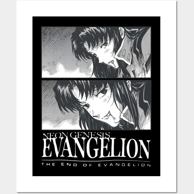 Evangelion Misato Katsuragi 1995 Wall Art by Lani A Art